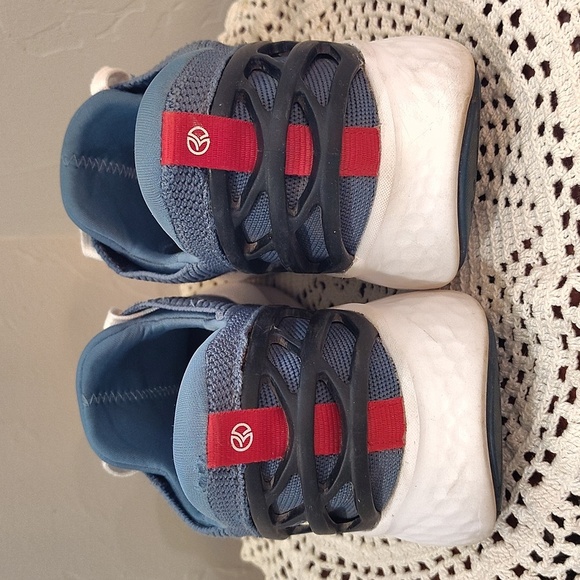 Kizik Athens running shoes Size 8 Women's 6.5 Mens Deep Sea Blue Slip On Tie - Picture 7 of 12